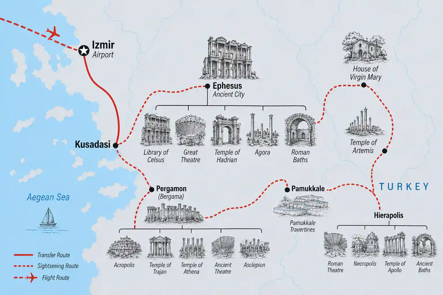 5 Days Ephesus & Pamukkale 