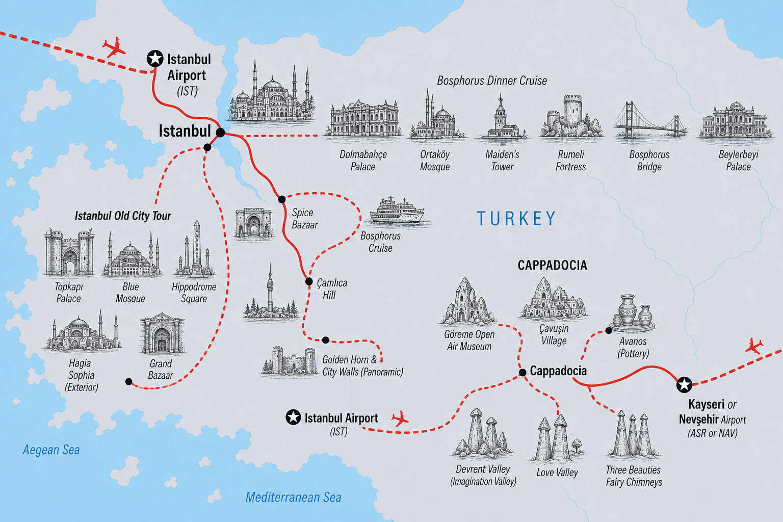 5 Days Istanbul & Antalya Escape 