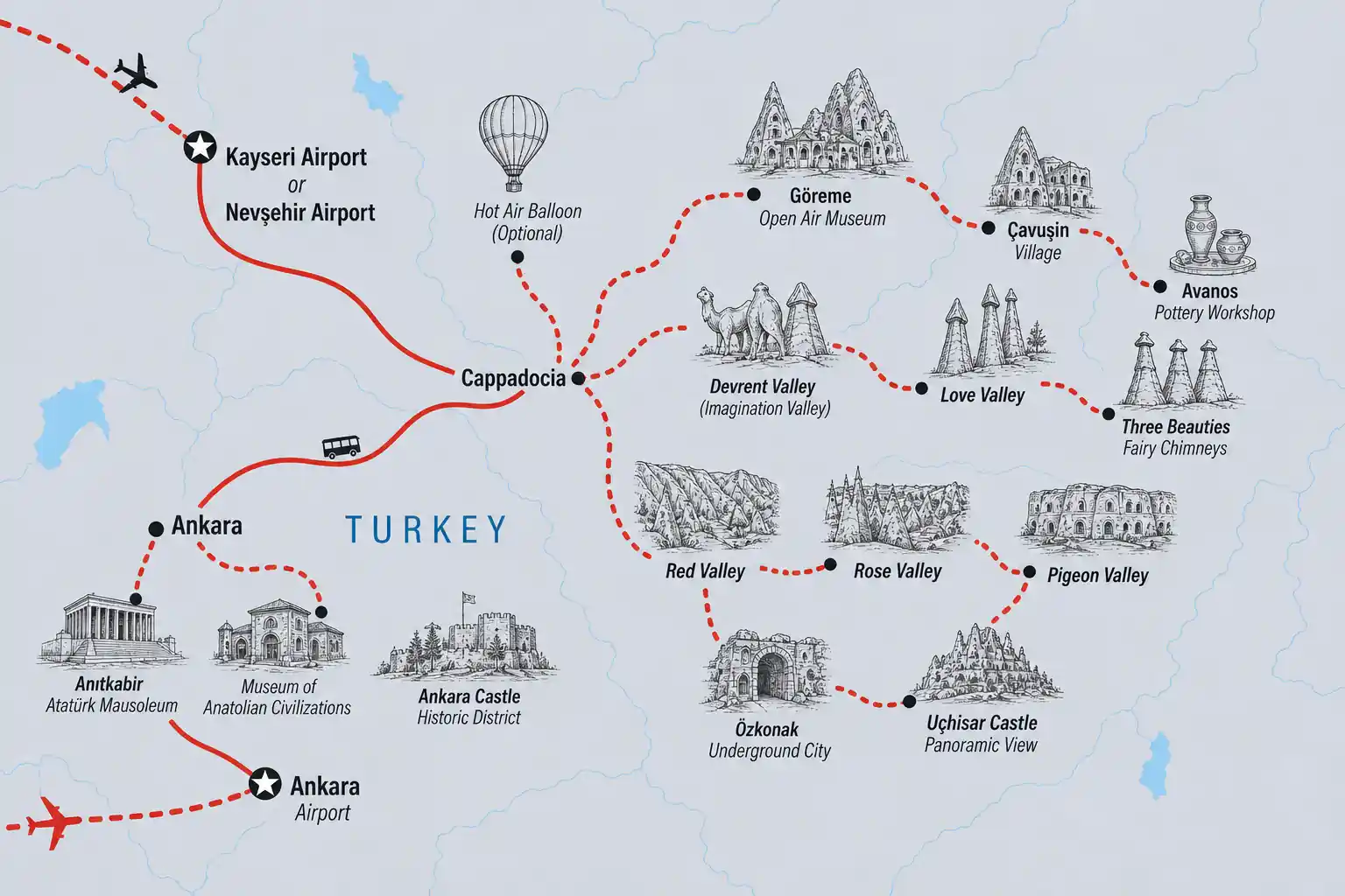 6 Days Cappadocia & Ankara Discovery
