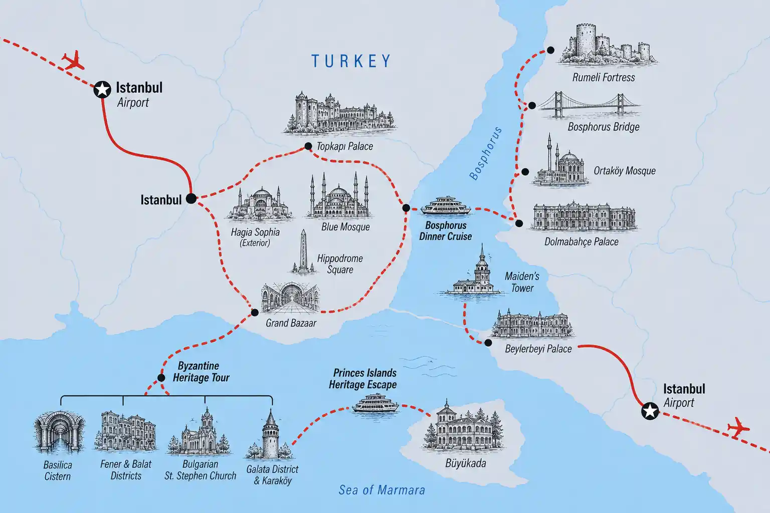 6 Days Istanbul Bursa Sapanca 