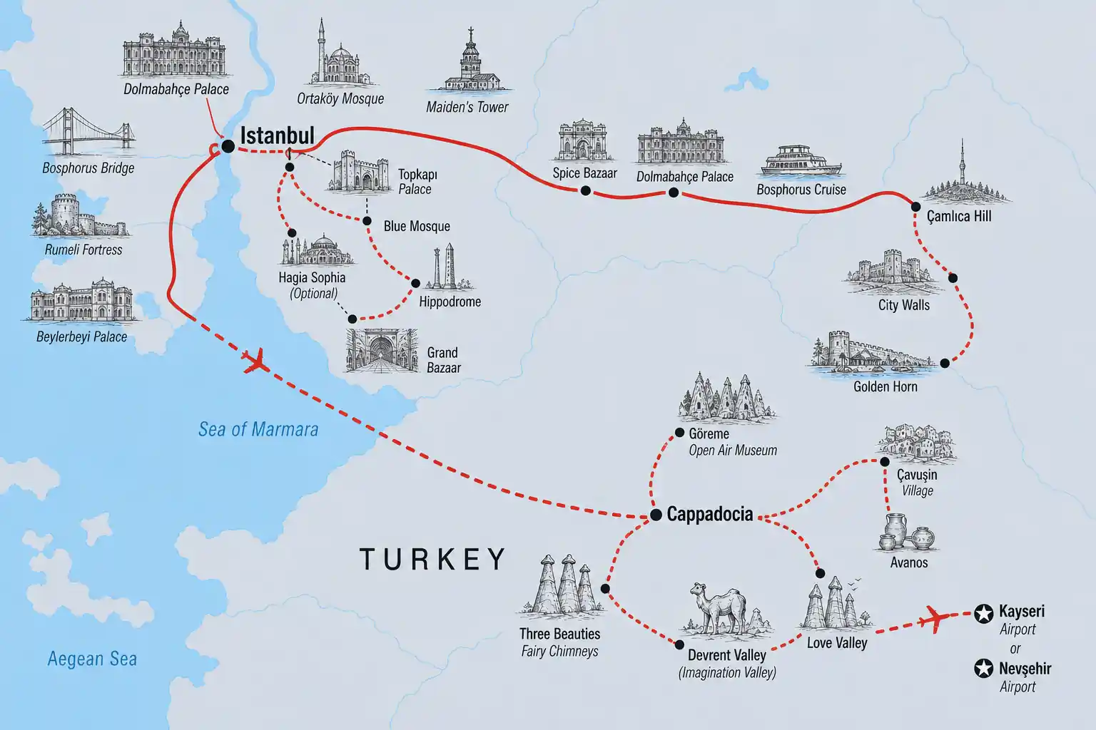 6 Days Istanbul Cappadocia Premium