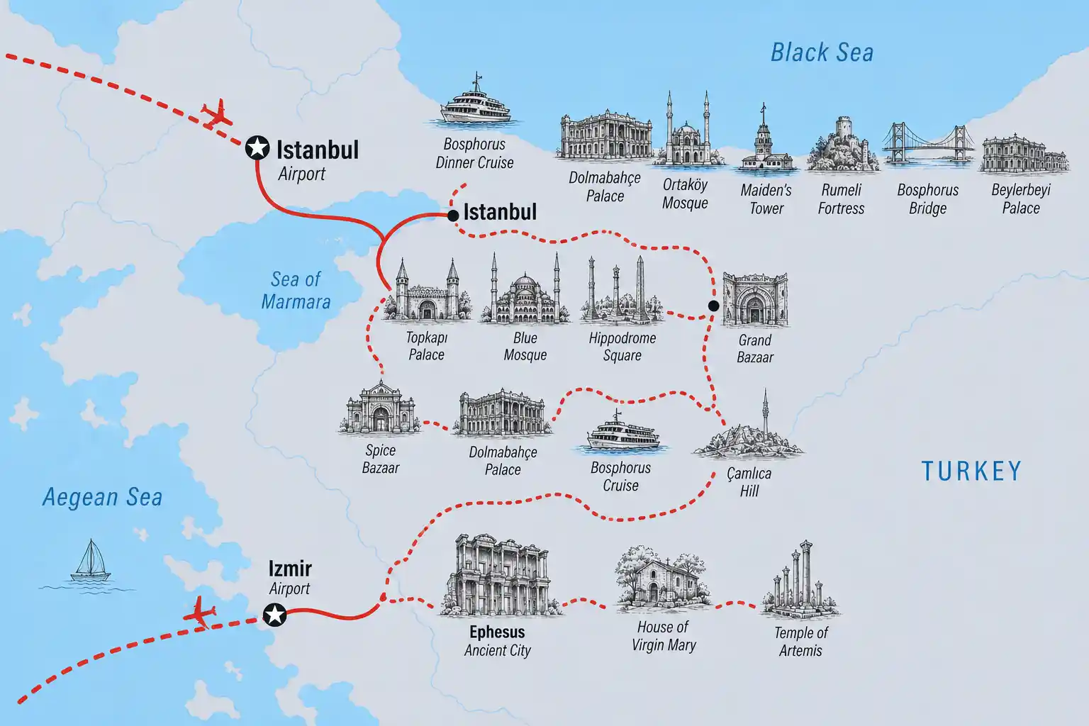 6 Days Istanbul Ephesus Pamukkale