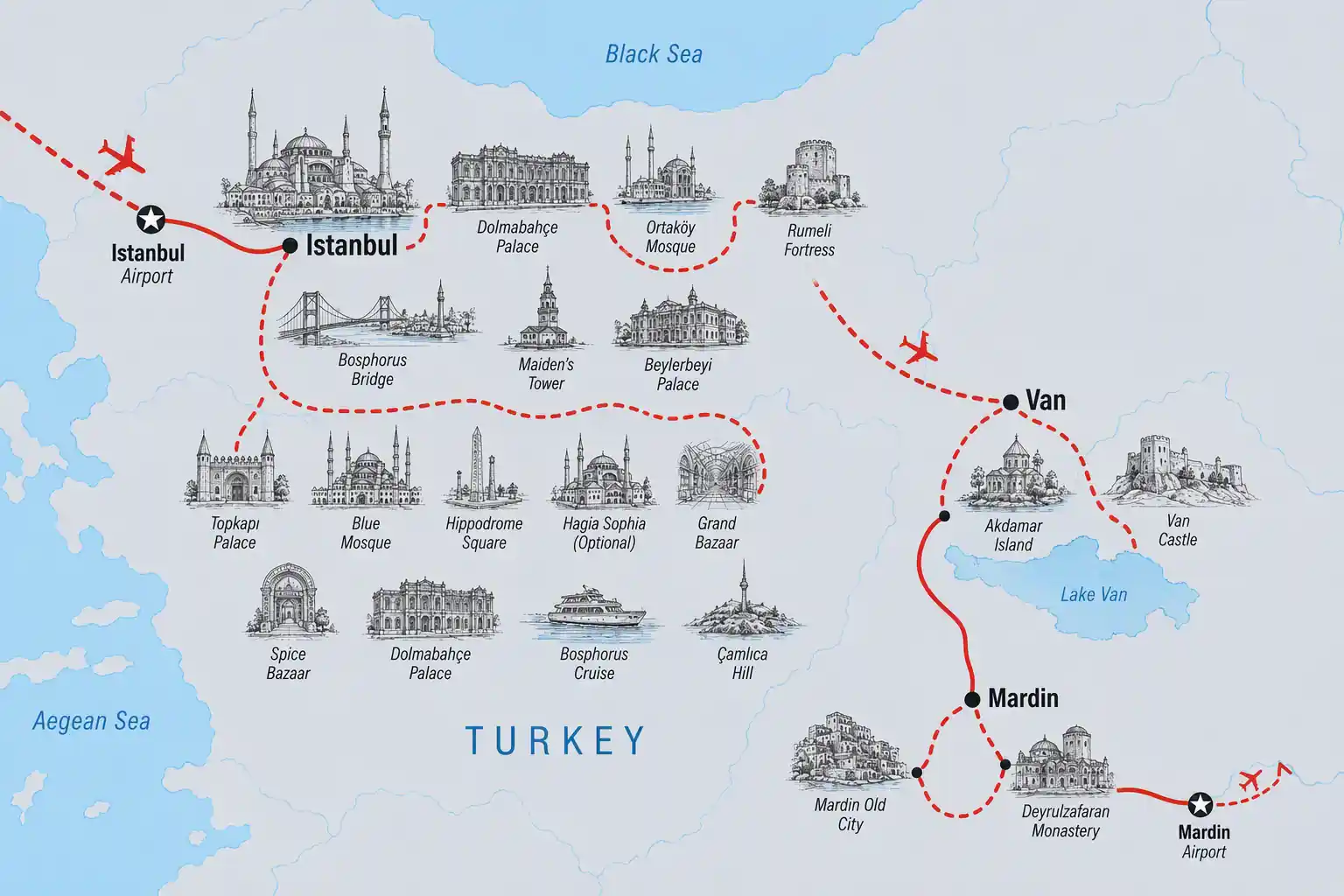 7 Days Istanbul & Van Mardin Discovery