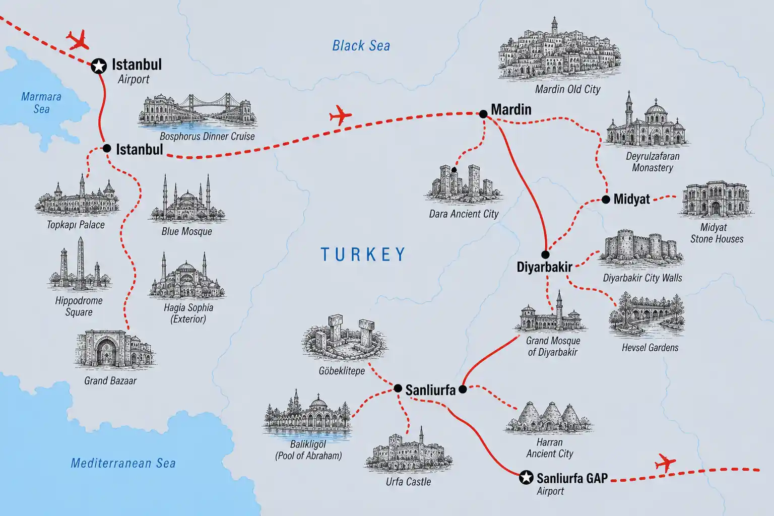 8 Days Mardin Diyarbakır Urfa