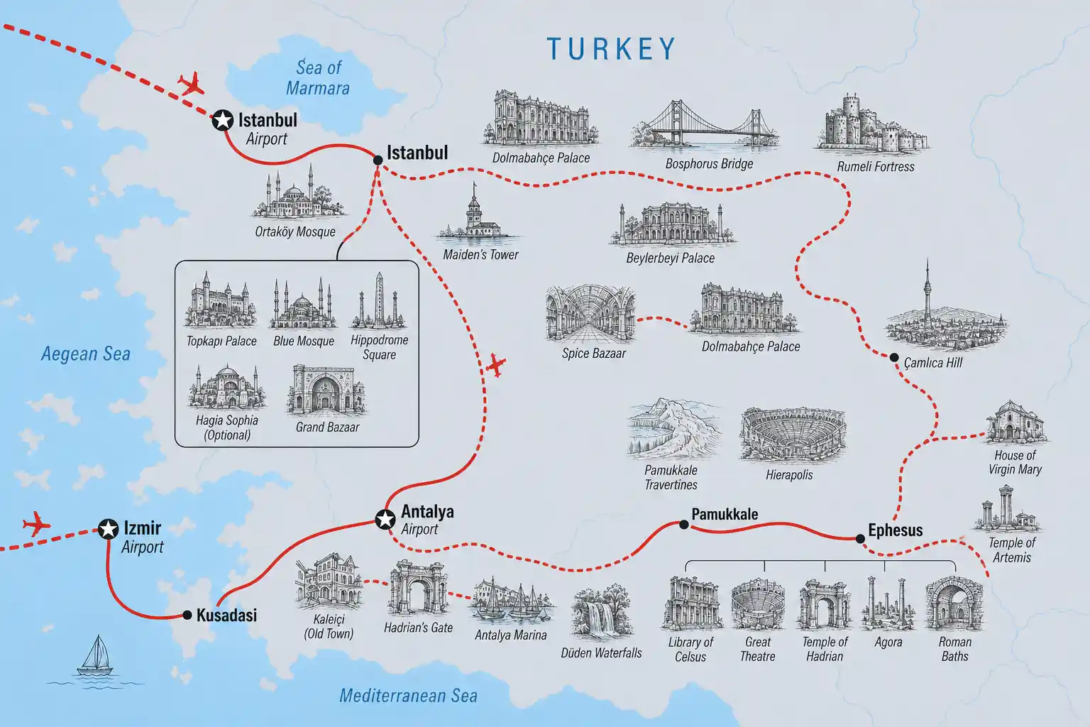 8 Days Turkey Highlights