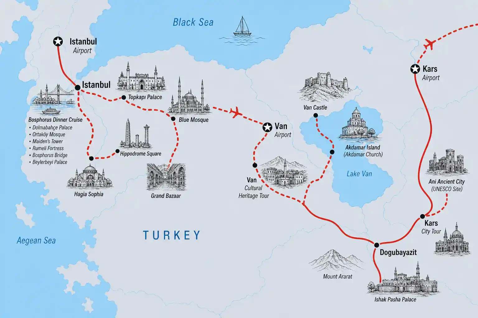 8 Days Van Kars Doğubayazıt